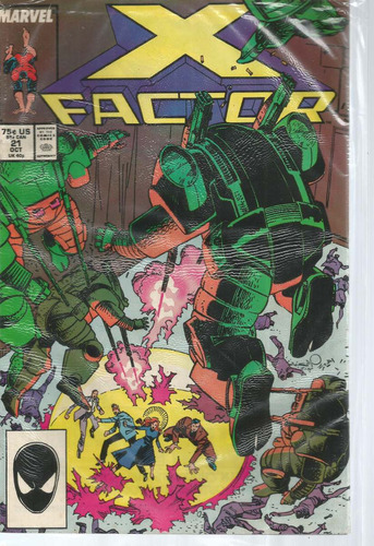 X Factor N° 21 - Em Inglês - Editora Marvel - Formato 17 X 25,5 - Capa Mole - Bonellihq Cx446 H23