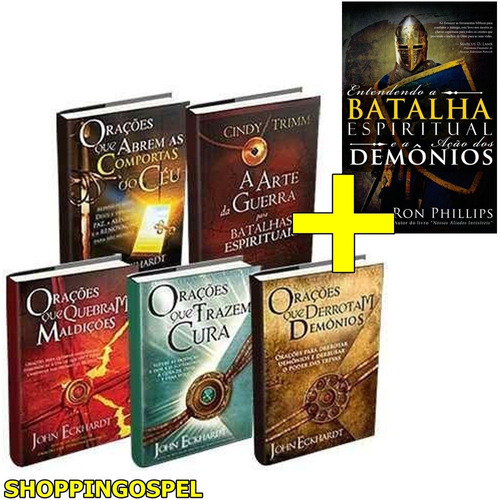 Batalha Espiritual Kit 5 Livros + Entendendo A Batalha Espir