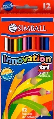 Lapiz Color Innovation X 6 Corto Simball Lapices Pinturitas