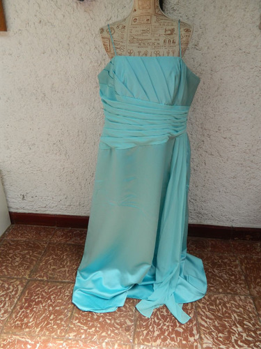 Vestido Fiesta Nº 307  Alta Costura Talla  Xxxl