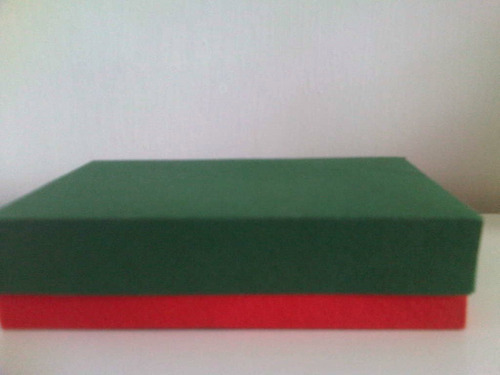 Caja Para Regalo Colores De Navidad