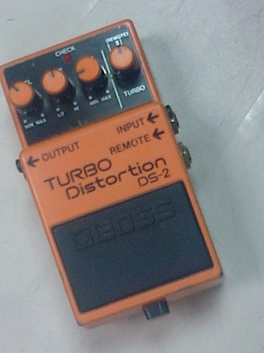 Boss Ds-2 Turbo Distortion Pedal With Remote Jack