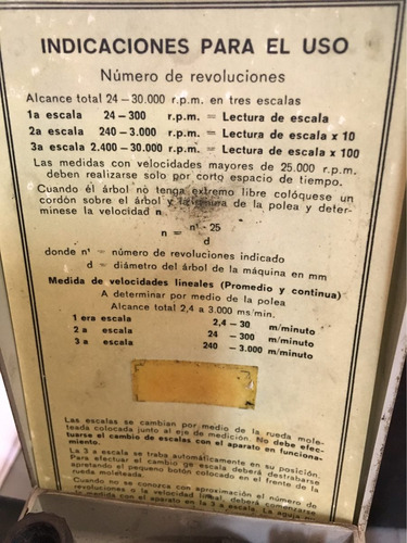 Tacómetro Deumos En Su Caja Excelente Estado