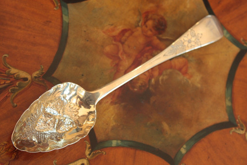 Fruit Spoon , Cuchara Plata Inglesa
