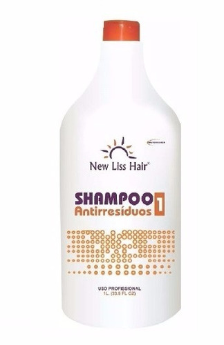 Shampoo Limpeza Profunda  Para Pré Bottox. New Liss Hair