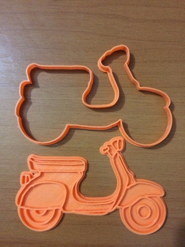 Cortante Molde Cookie Galletitas Moto Vespa