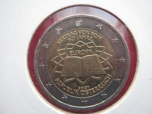 Austria 2 Euro 2007 Tratado De Roma