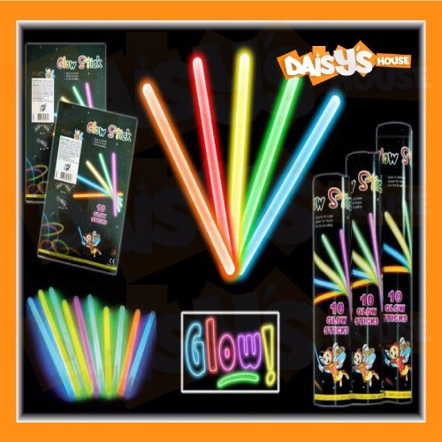 Tubo Vara 30 Cm Neon Glow X 10 Unidades Cotillon Luminoso