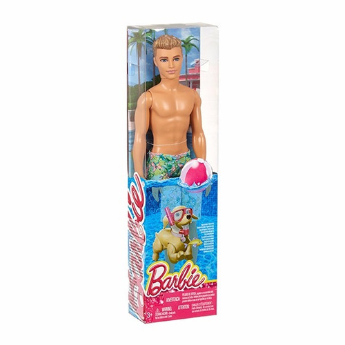 Ken Barbie En La Playa Mattel