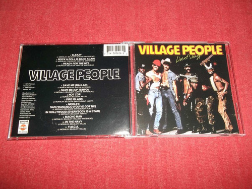 Village People - Live & Sleazy Cd Imp Ed 1994 Mdisk