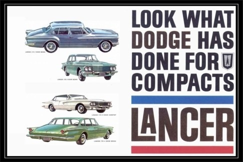 Dodge Lancer Año 1960 Autos - Poster Lámina 45x30 Cm.