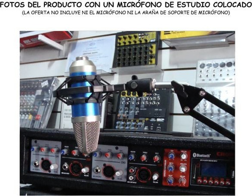 Imagen 5 de 9 de Soporte Para Micrófono Con Morza Para Mesa O Escritorio