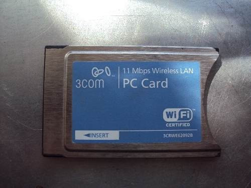 3com®  3crwe62092b Tarjeta 11 Mbps Wireless Lan Pc Pcmcia An