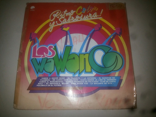 Lp Vinilo Acetatol Los Wawanco Ritmo Color  Sabrosura Cumbia