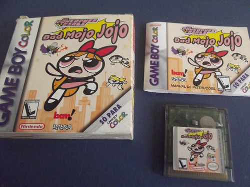 The Powerpuff Girls Bad Mojo Jojo Original Game Boy Color