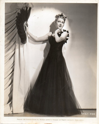 Fotografia Original Shirley Ross In Paramount Pictures 1938