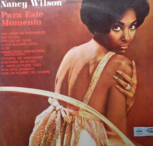 Nancy Wilson Para Este Momento  Vinilo Lp Pvl