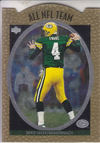 1996 Upper Deck Silver All Nfl Brett Favre Qb Packers