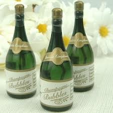 24 Burbujeros Botella Champagne Liquido Incluido Burbujas