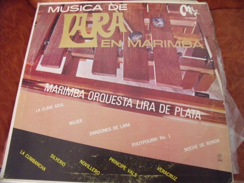 Lp Musica De Lara En Marimba, Lira De Plata