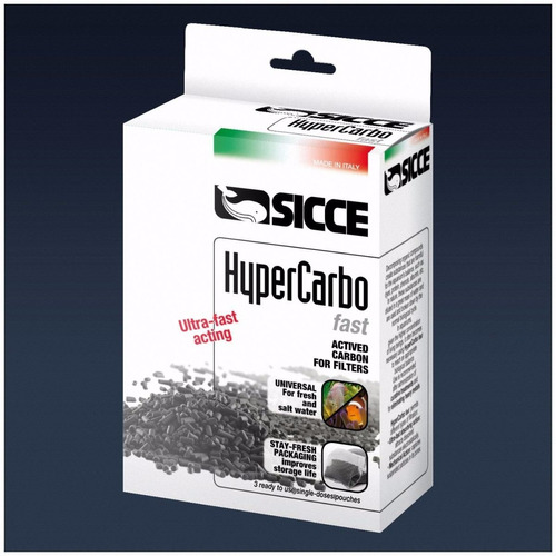 Sicce Hypercarbon,  Acuarios Dulces Y Marin, 2 X 150 Gr