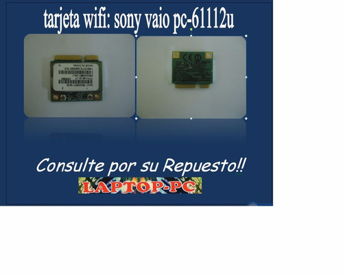 Tarjeta Wifi Sony Vaio Pcg-61112u