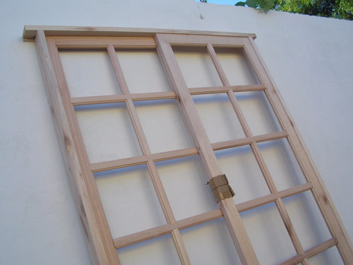 Ventana Madera Estilo Colonial 120 X 100