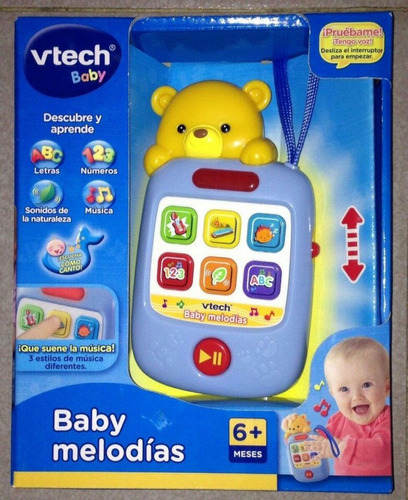 Celular Melodías Vtech Didactico Letras Nros Música Sonido