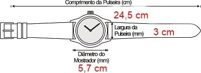 Relógio Romand Masculino Aço Cromado Luxo C/caixa (promoção)
