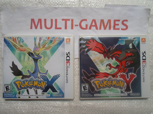 Pokémon Y + Pokémon X + Para Nintendo 3ds.