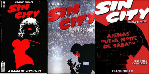 Quadrinhos Frank Miller Sin City ( 3 Edições )