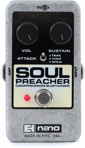 Pedal Electro Harmonix Soul Preacher Compressor Sustainer