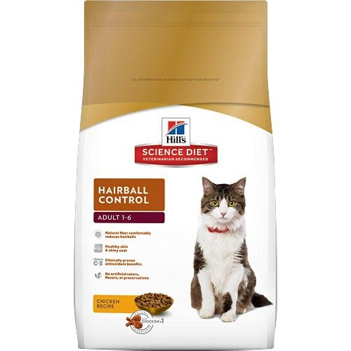 Comida Alimento Hill´s Gatos Adultos Hairball Control 1,6kg