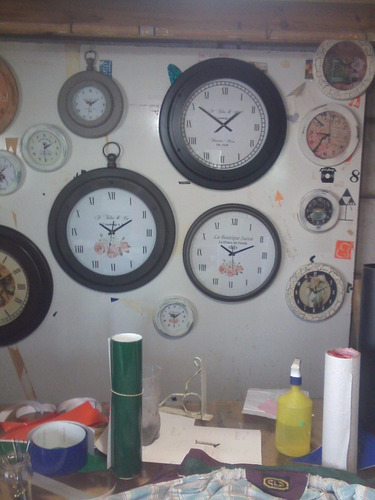 Reloj Fondo Mapamundi 60 Cms.