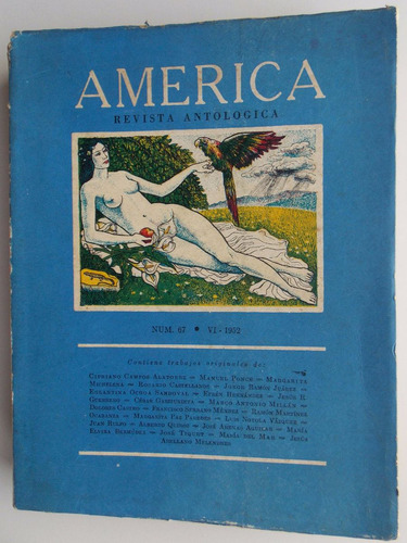 América Revista Antológica Nº 67  Julio De 1952