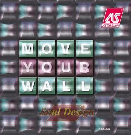 Imagen 5 de 9 de Empapelado Importado Move Your Wall Verde Azulado Fluo 95655