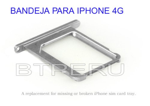 Bandeja Porta Chip Sim Tray Para iPhone 4g Repuesto