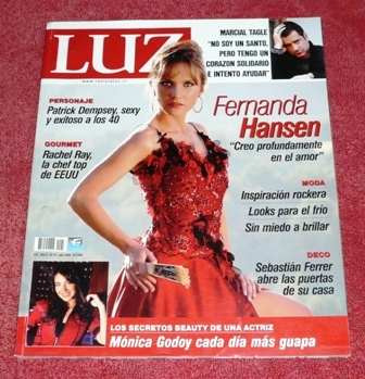 Revist Luz 2009 Fernanda Hansen Mónica Godoy Patrick Dempsey