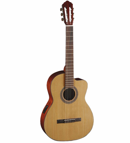 Guitarra Clasica Cort Ac120ce-op Standard - Eq - Con Funda