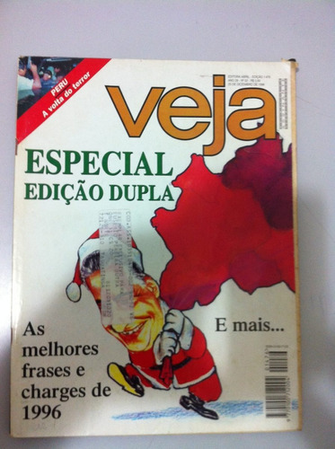 Revista Veja Nº 1476 Natal Peru Ronaldinho Virgem Maria 1996