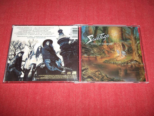 Savatage - Edge Of Thorns Cd Imp Ed 1993 Mdisk