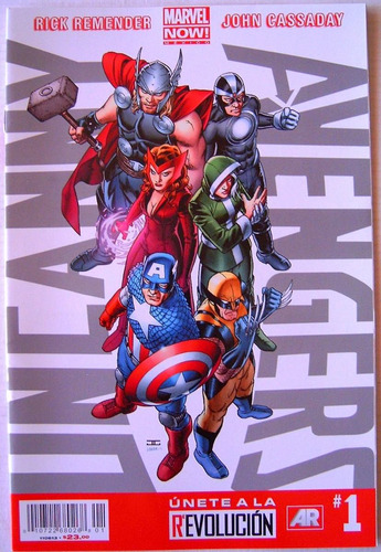 Uncanny Avengers 01 Marvel Comics Edit Televisa