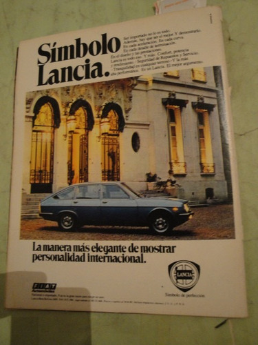 Publicidad Lancia Beta Berlina 1600 Año 1980