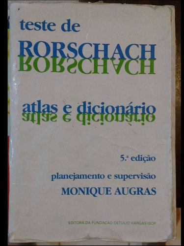Livro Psicologia Teste Rorschach