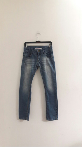 Jeans Focalizado Y Elasticado Marca Muva Talla 16 Usado