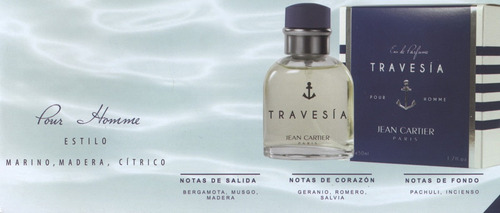 Perfume Jean Cartier Travesia Masculino
