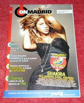 On Madrid 2006 Diario El País Shakira Alejandro Sanz Juanes