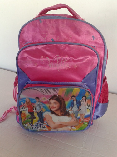 Mochila De Violetta Para Jardin 27 Cm X 37cm X 13cm
