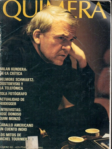 Revista Quimera 60 - 1987 Kundera Michel Tournier