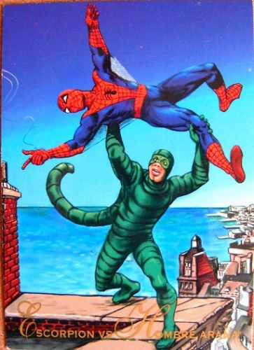 Spider Man Vs Escorpion Marvel Comics Pepsi Cards 12 